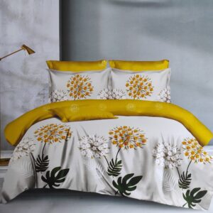 Lenjerie de pat dublu, 6 piese, Imprimeu...