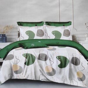 Lenjerie de pat dublu, 6 piese, Labuta d...