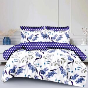 Lenjerie de pat dublu, 6 piese, Imprimeu...