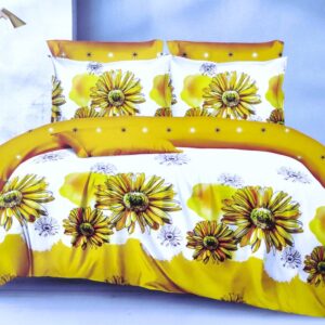 Lenjerie de pat dublu, 6 piese, Imprimeu...